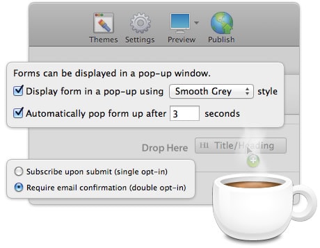Application Screenshot Cup