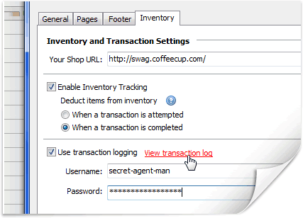 Built-in Inventory Tracking