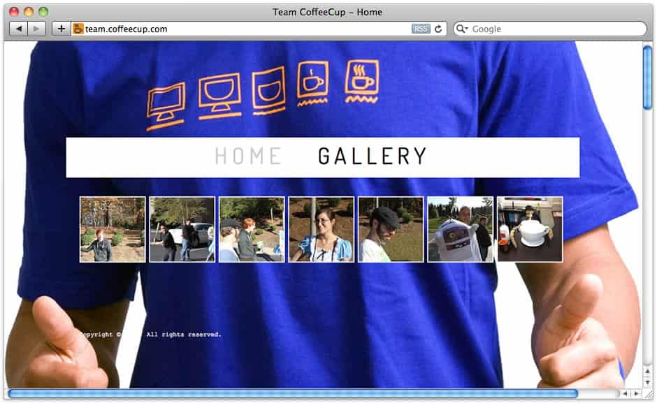 InstaWeb Theme for Team CoffeeCup