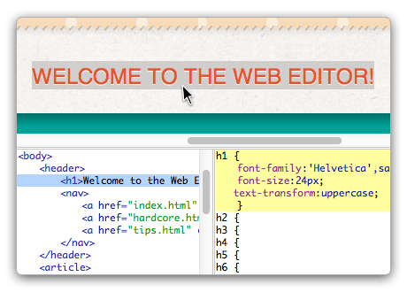 Code completion and other powerful helpers are built right in. There when you need them, hidden when you don&rsquo;t.