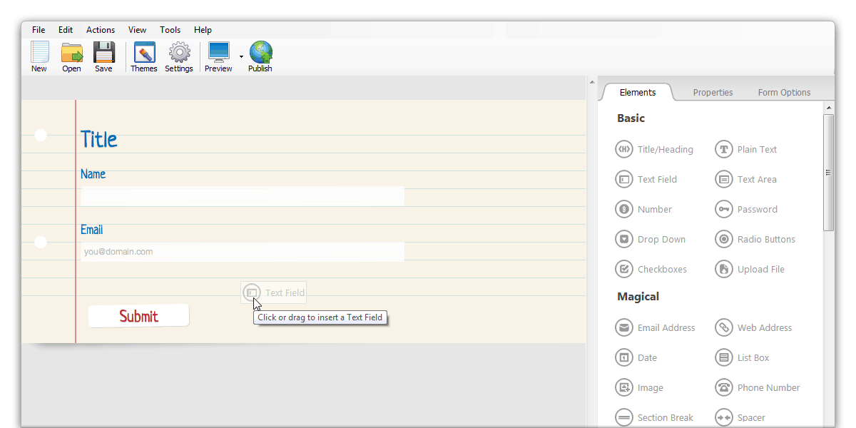 Web Form Builder Lite