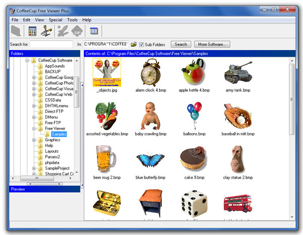 A fast, easy-to-use image viewer with built in e-mail, FTP, and zip.