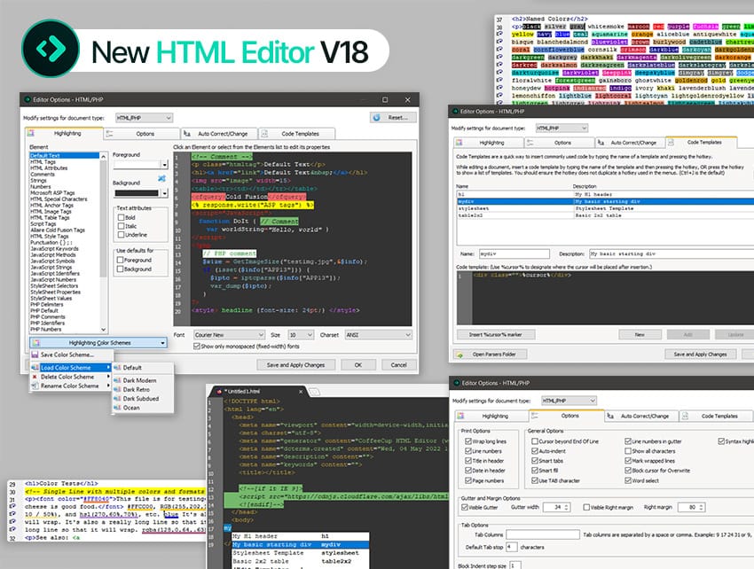 new Html Editor V18