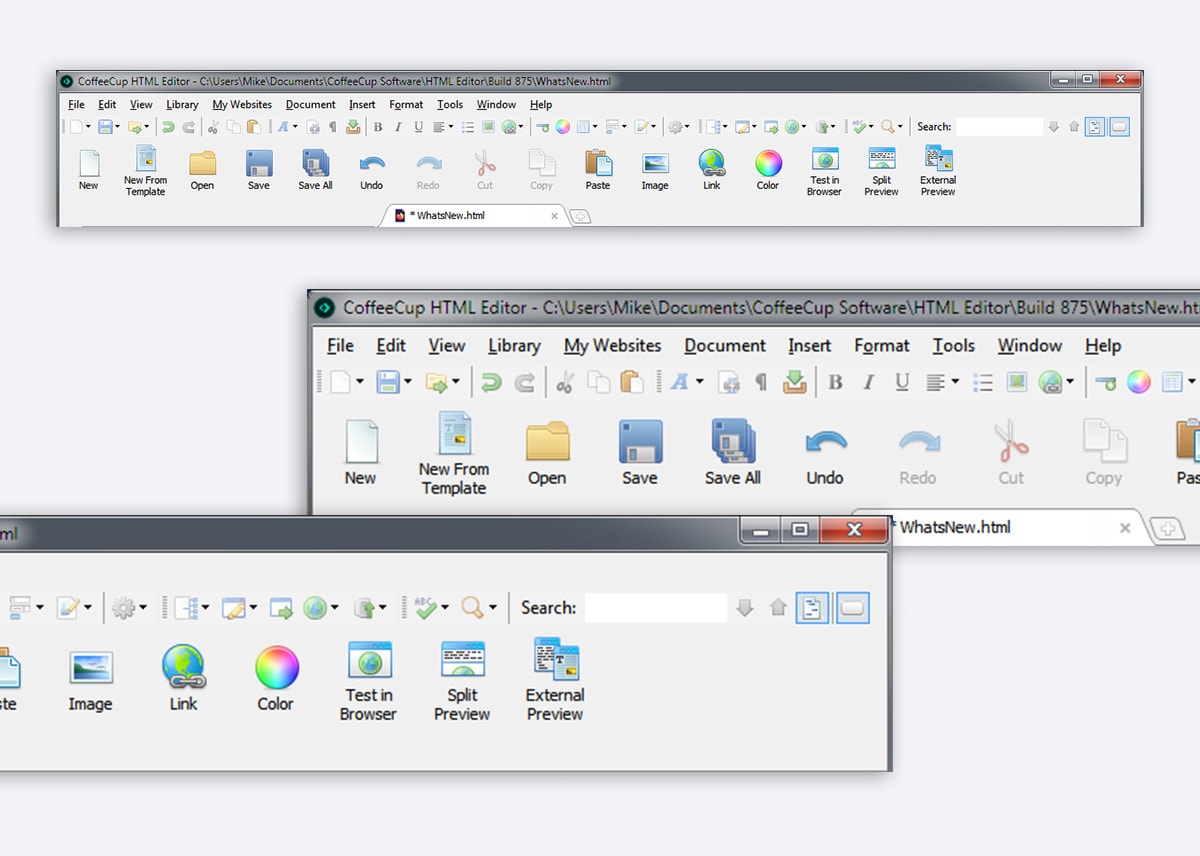 large toolbar icons