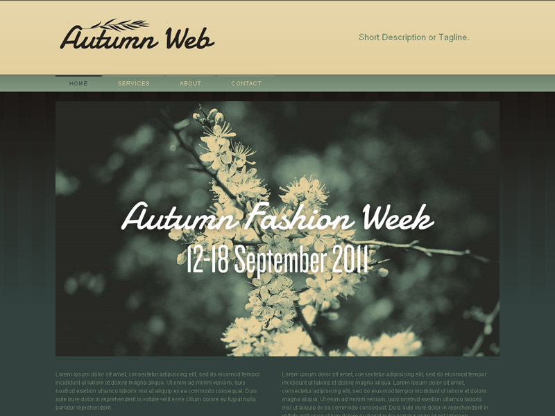 Autumn - HTML Editor (Responsive)