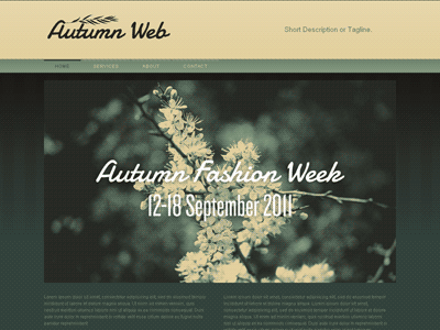 Autumn - HTML Editor Theme