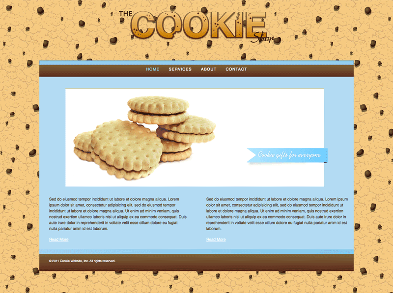 Cookies - HTML Editor (Responsive)