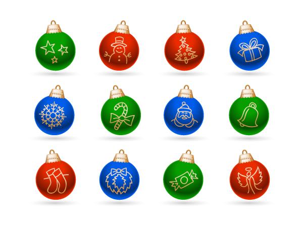 Holidays - Jingle Balls Graphics Pack