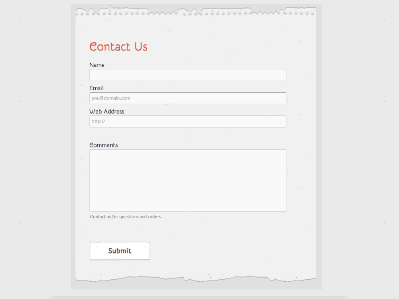 One Note - Web Form Builder (Responsive)