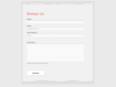 One Note - Web Form Builder (Responsive)