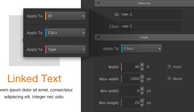 Selector Color Codes