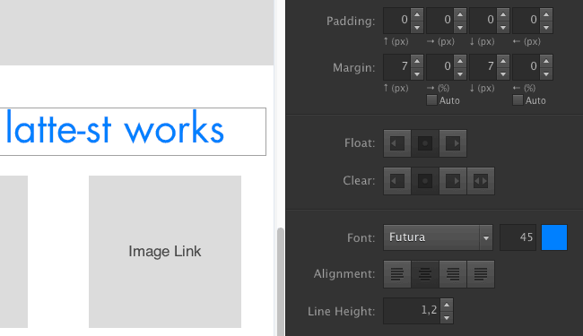 Configurable Element Properties