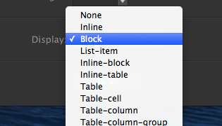 Display Properties